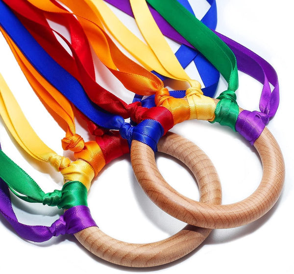 Regenboog Ring met Slierten