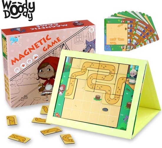 Magnetisch Roodkapje Puzzel met 24 Kaarten